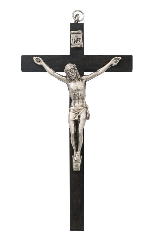 BLACK WOOD CRUCIFIX