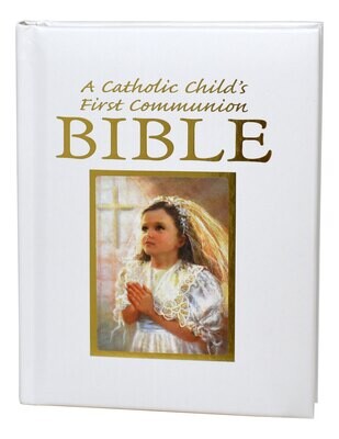 A Catholic Child's First Communion Bible (Girl)