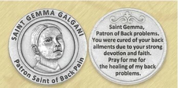 St Gemma Galgani Token