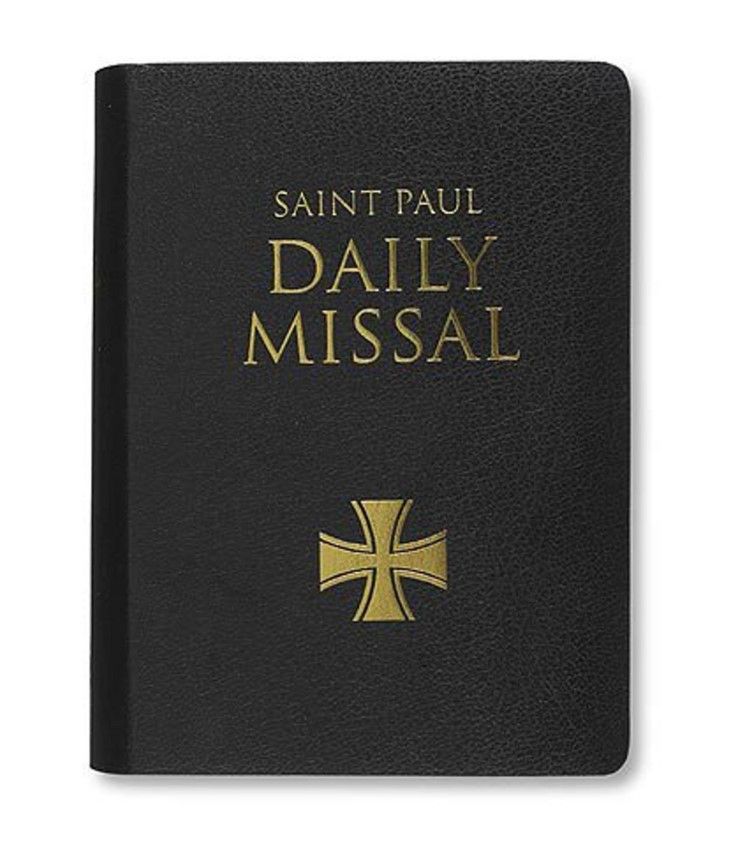 St Paul Daily Missal Cycles A, B &amp; C, Black Leather Flex