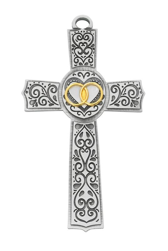 6&quot; Filigree Wedding Cross (McVan)