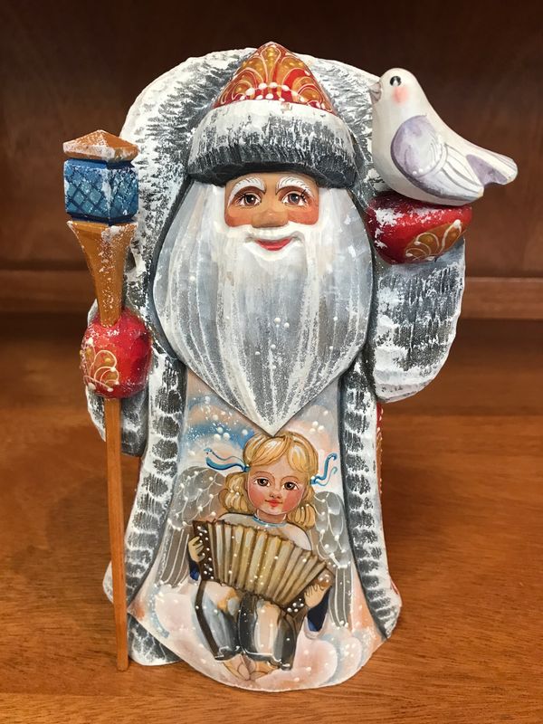 Santa with White Bird