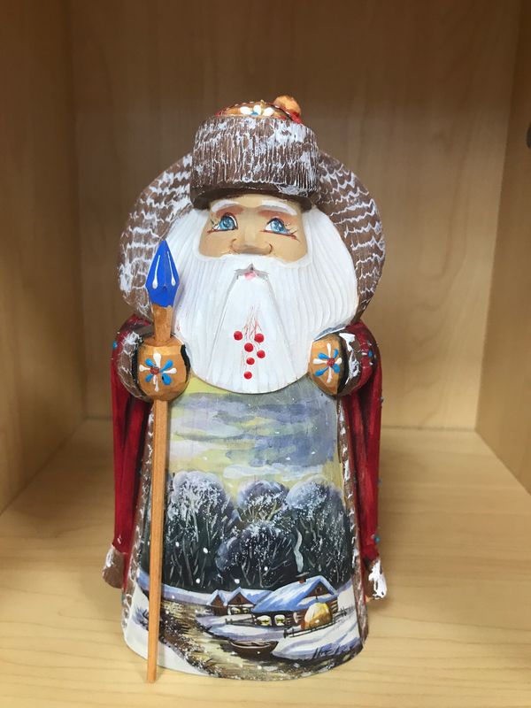 Medium Santa with Painting