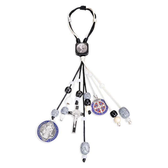 St Benedict House Blessing Protection Medals Black/Gray