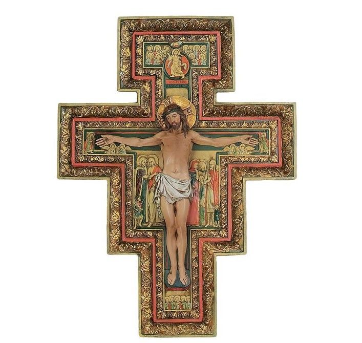 17.75&quot;  San Damiano Cross