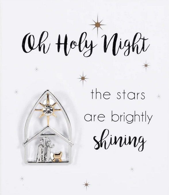 Nativity Pins - OH HOLY NIGHT