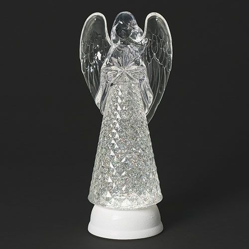LIGHTED SWIRL ANGEL