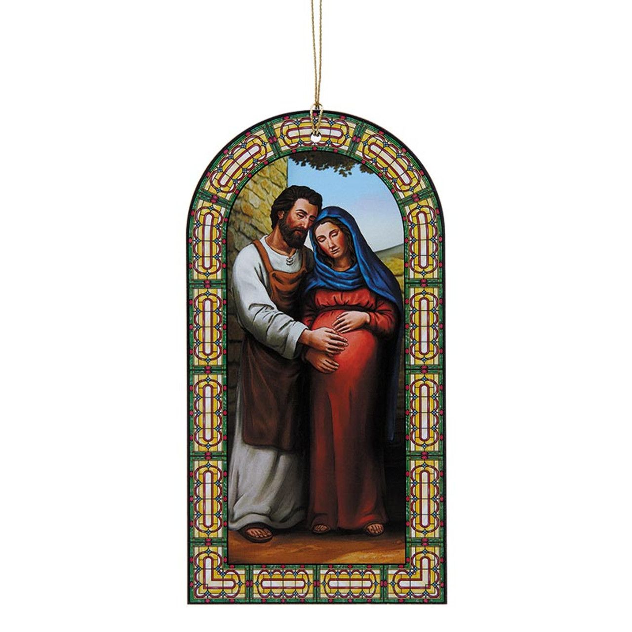 OUR LADY ARCHED WINDOW ORNAMENT