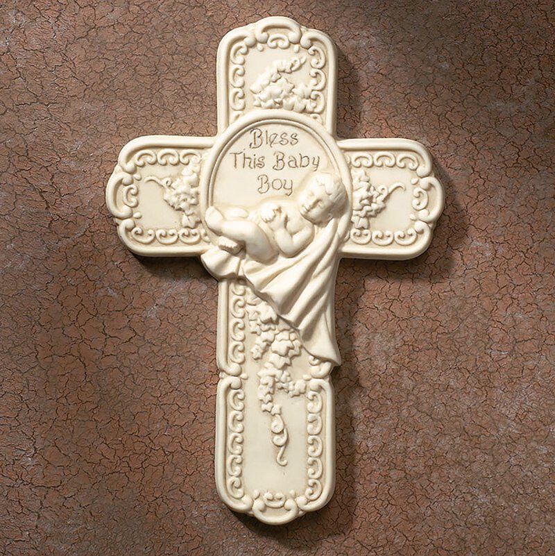 Tomaso Baby Boy Boxed Cross