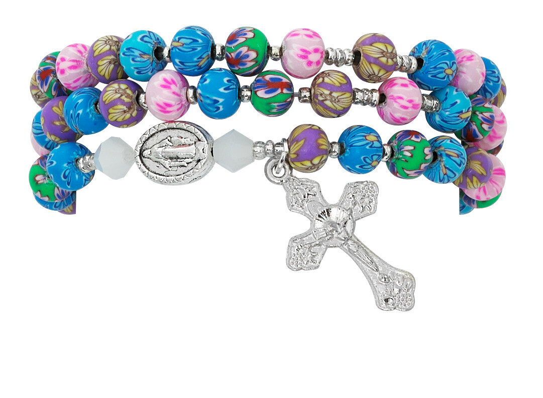 6 mm Multi Color Clay Twistable Bracelet (McVan)