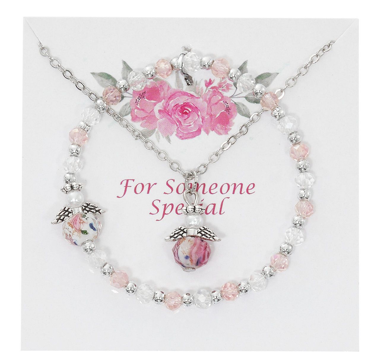 Angel Pendant and Bracelet