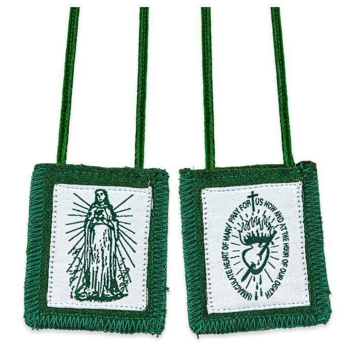 Green Wool Scapular - Hirten