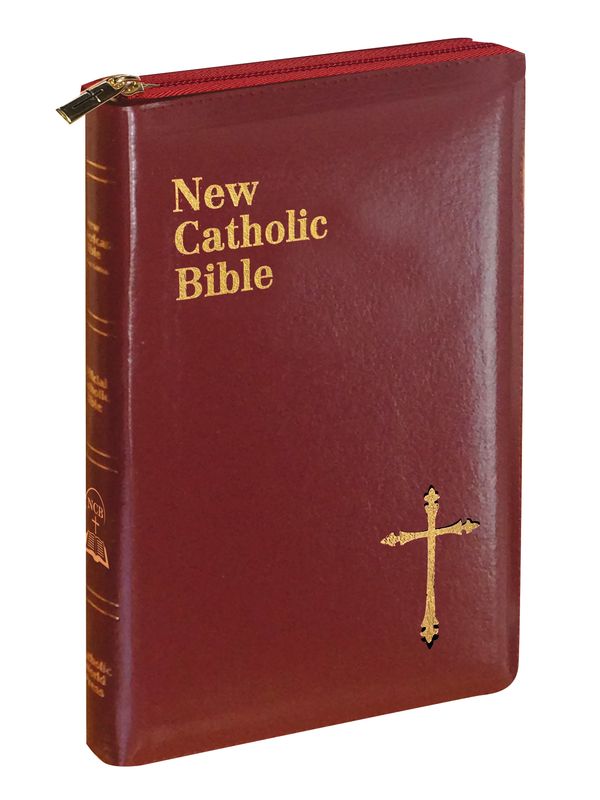 St. Joseph New Catholic Bible- Compact size (Burgundy)
