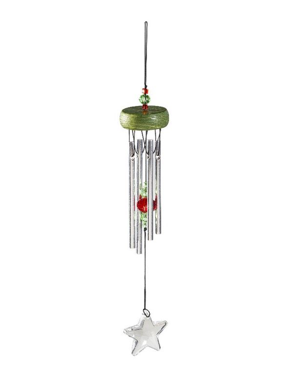 WOODSTOCK STARLIGHT CRYSTAL CHIME GREEN