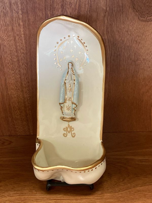 CB HOLY WATER FONT "BLESSED MOTHER"