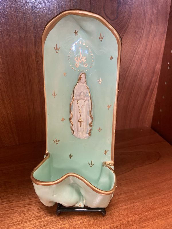 CB HOLY WATER FONT "BLESSED MOTHER"