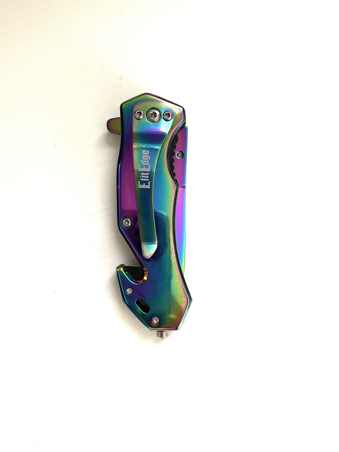 Rainbow Knife w/ window breaker and seat belt cutter