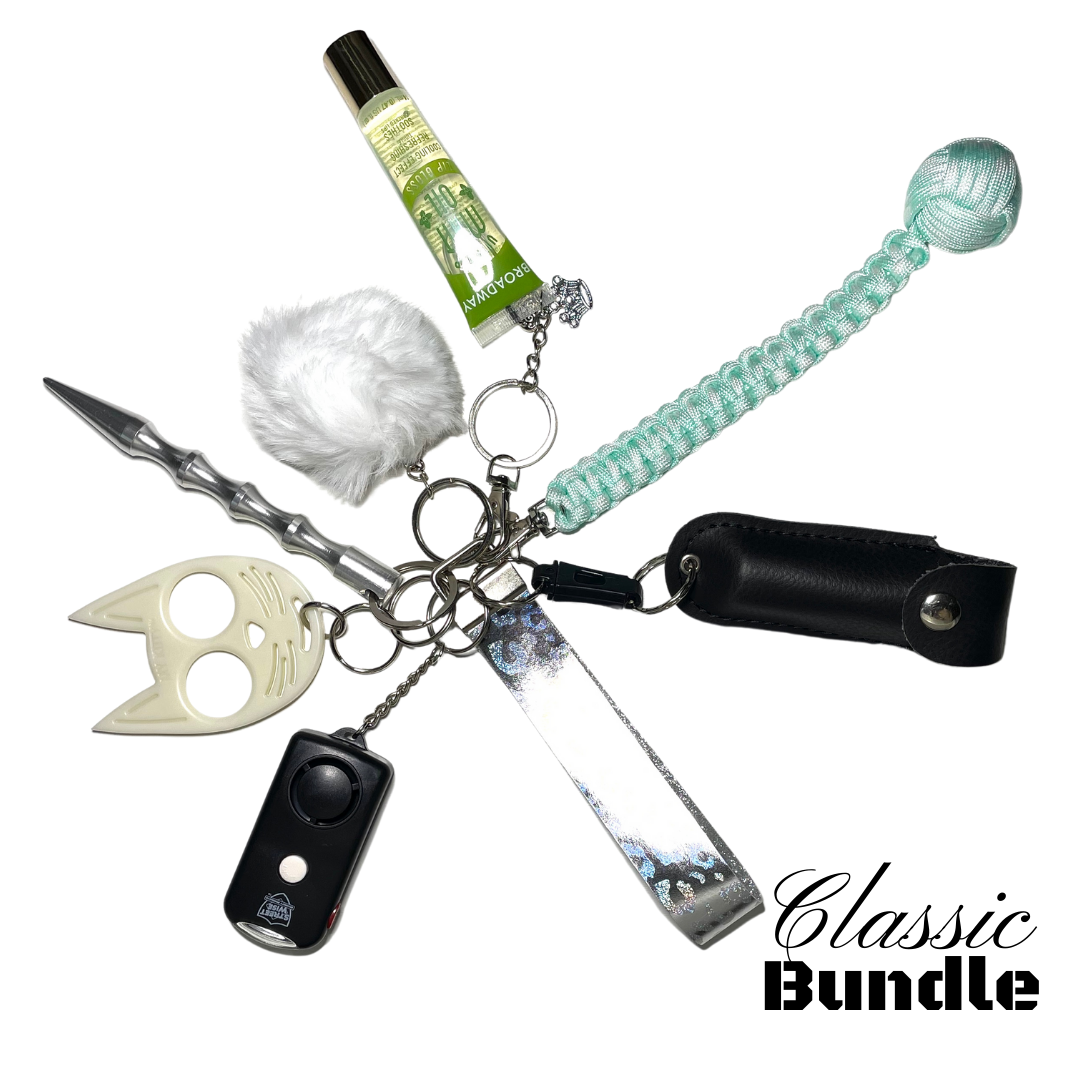 Silver Mint Defense Keychain Bundle