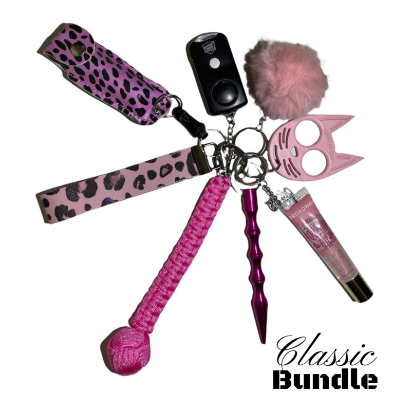 Fuchsia Defense Keychain Bundle