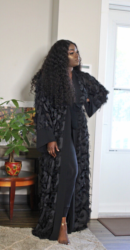 Feathered Kimono