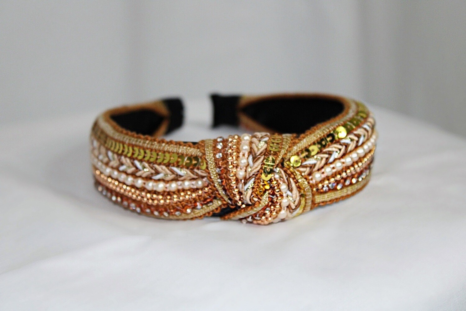 Gold Knot Headband