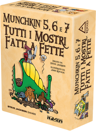 Munchkin 5, 6 e 7 - Tutti i mostri fatti a fette