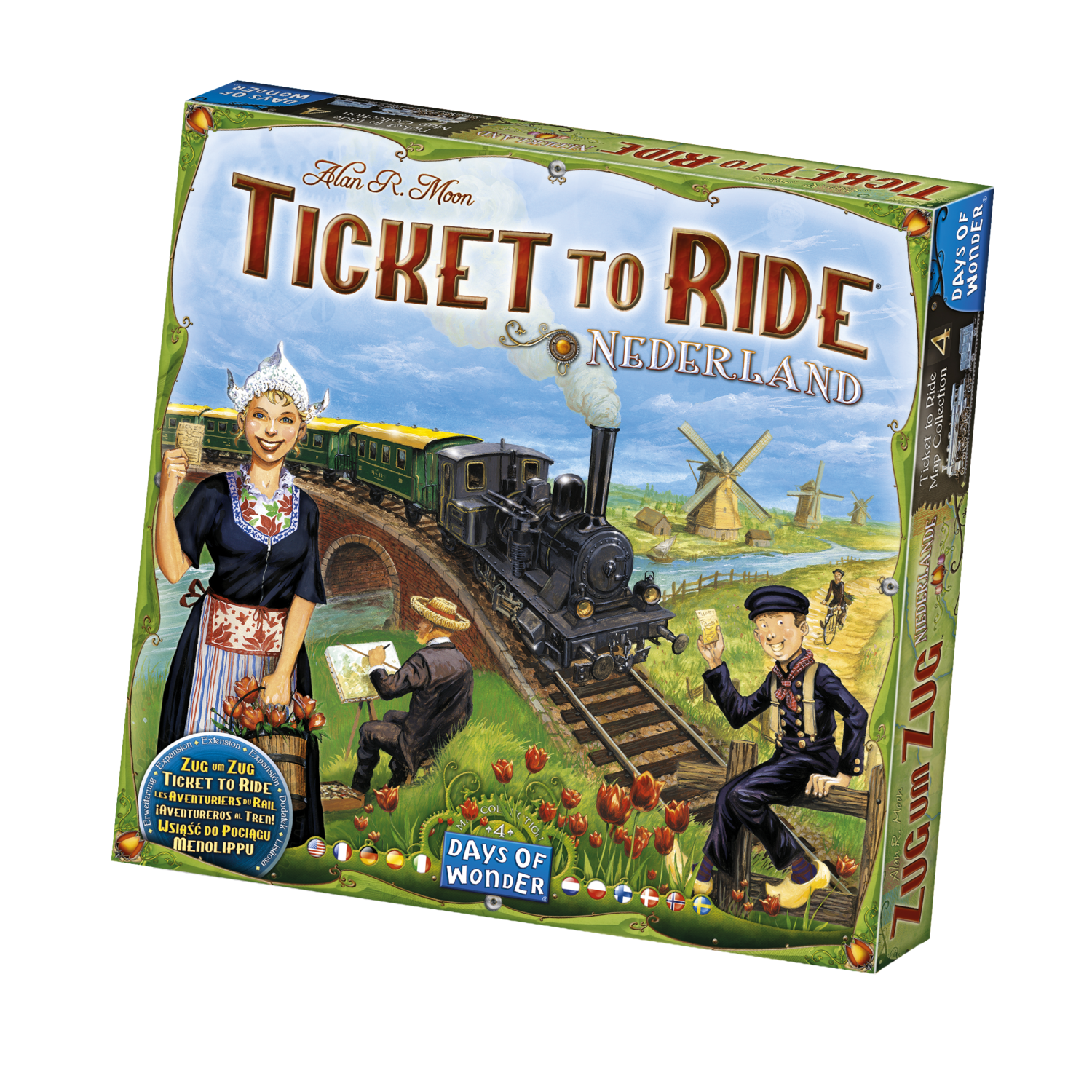 Ticket to Ride Map Collection #4- Nederland