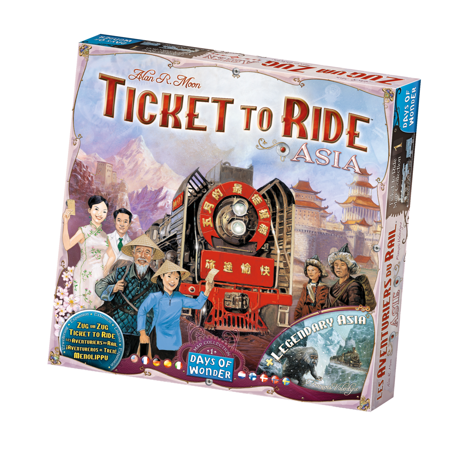 Ticket to Ride Map Collection #7 - Asia + Legendary Asia