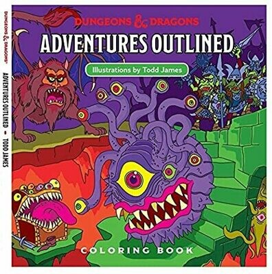 Adventure Outlined Coloring Book - Quinta Ed.