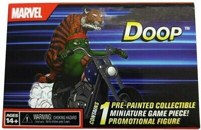 Doop on Motorcycle with Tiger Con Ex 2019 - Heroclix