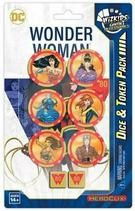Wonder Woman 80th Anniversary Dice &amp; Token - Heroclix