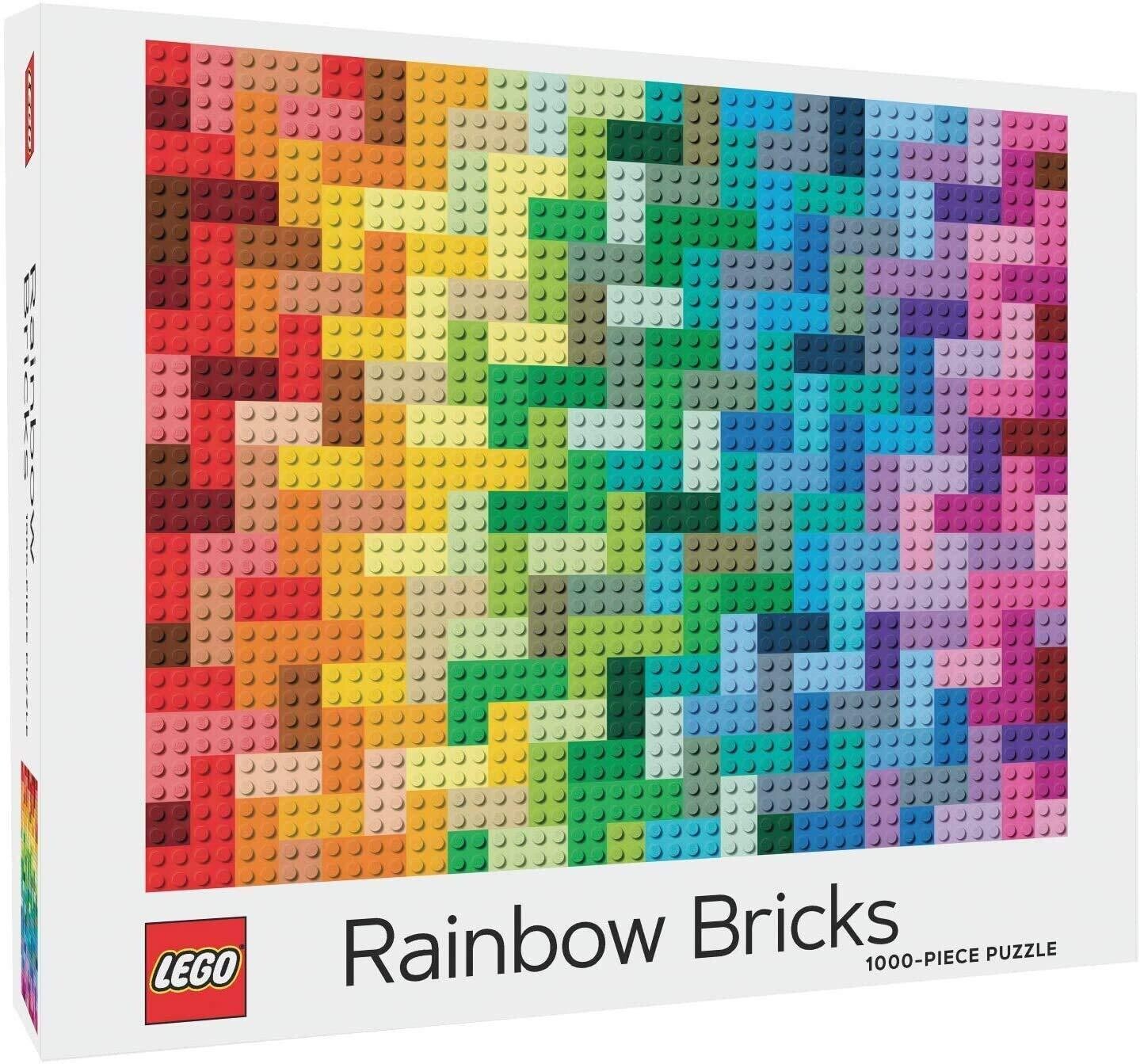 Puzzle LEGO Rainbow Bricks 1000p