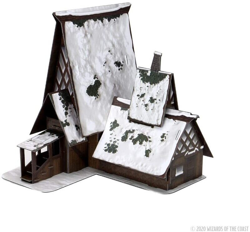 D&amp;D Icons of the Realms Miniatures: Icewind Dale: Rime of the Frostmaiden -The Lodge Papercraft Set - EN