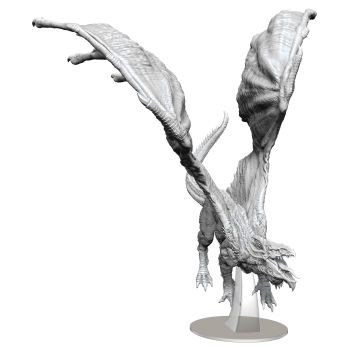 D&D Nolzur's Marvelous Miniatures - Adult White Dragon Unpainted