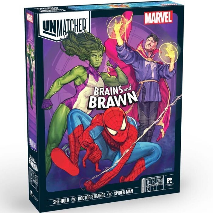 Unmatched Edizione Inglese - Marvel: Brains & Brawn