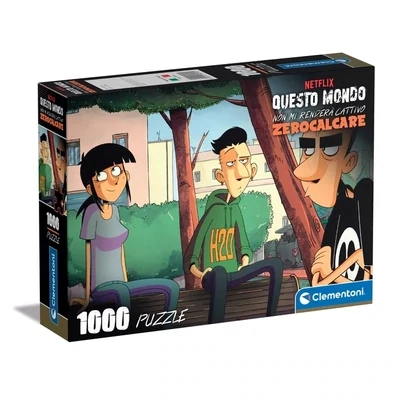 Puzzle 1000 Pezzi ZeroCalcare Questo Mondo Non mi Renderà Cattivo - Al Parco