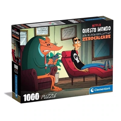 Puzzle 1000 Pezzi ZeroCalcare Questo Mondo Non mi Renderà Cattivo - Dottor Armadillo