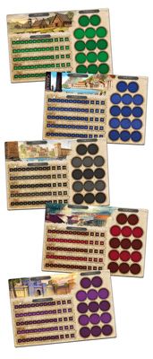 Mosaic - XL Player Boards
