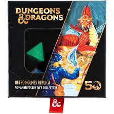 Dungeons &amp; Dragons Dice Set 50th Anniversary: Retro Holmes Replica Dadi Dungeons &amp; Dragons
