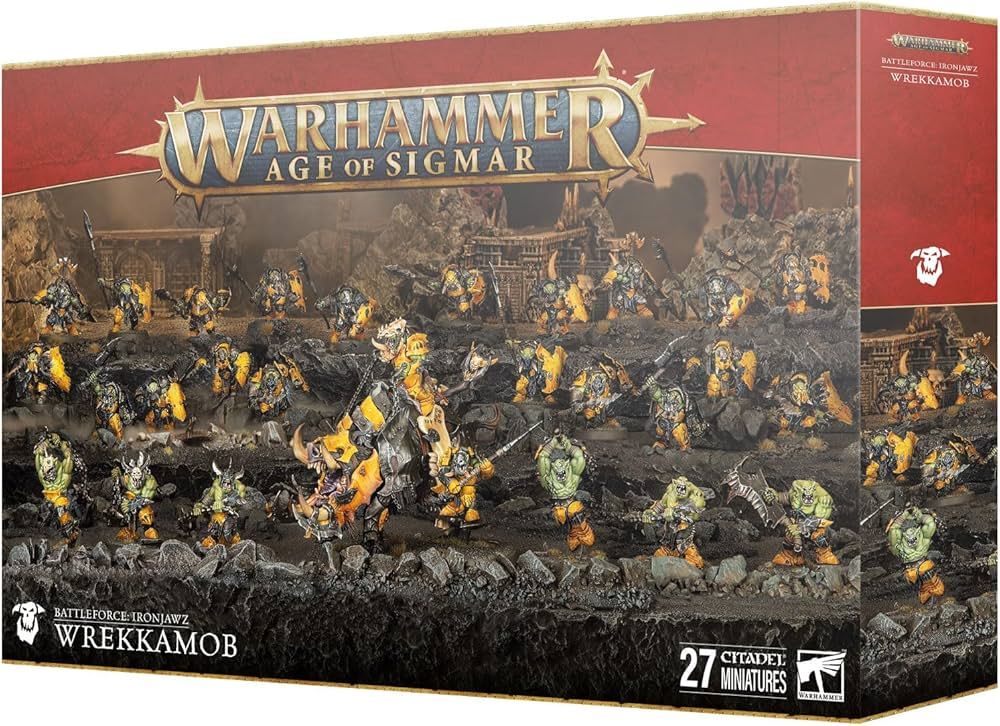 Warhammer Age of Sigmar Battleforce 2024 - Ironjaws Wrekkamob