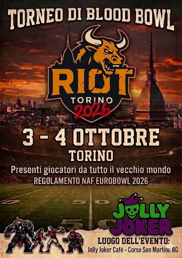 Torneo Riot 2026 - Bloodbowl