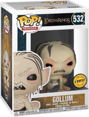 POP Funko #532 - Gollum CHASE - Lord Of The Rings