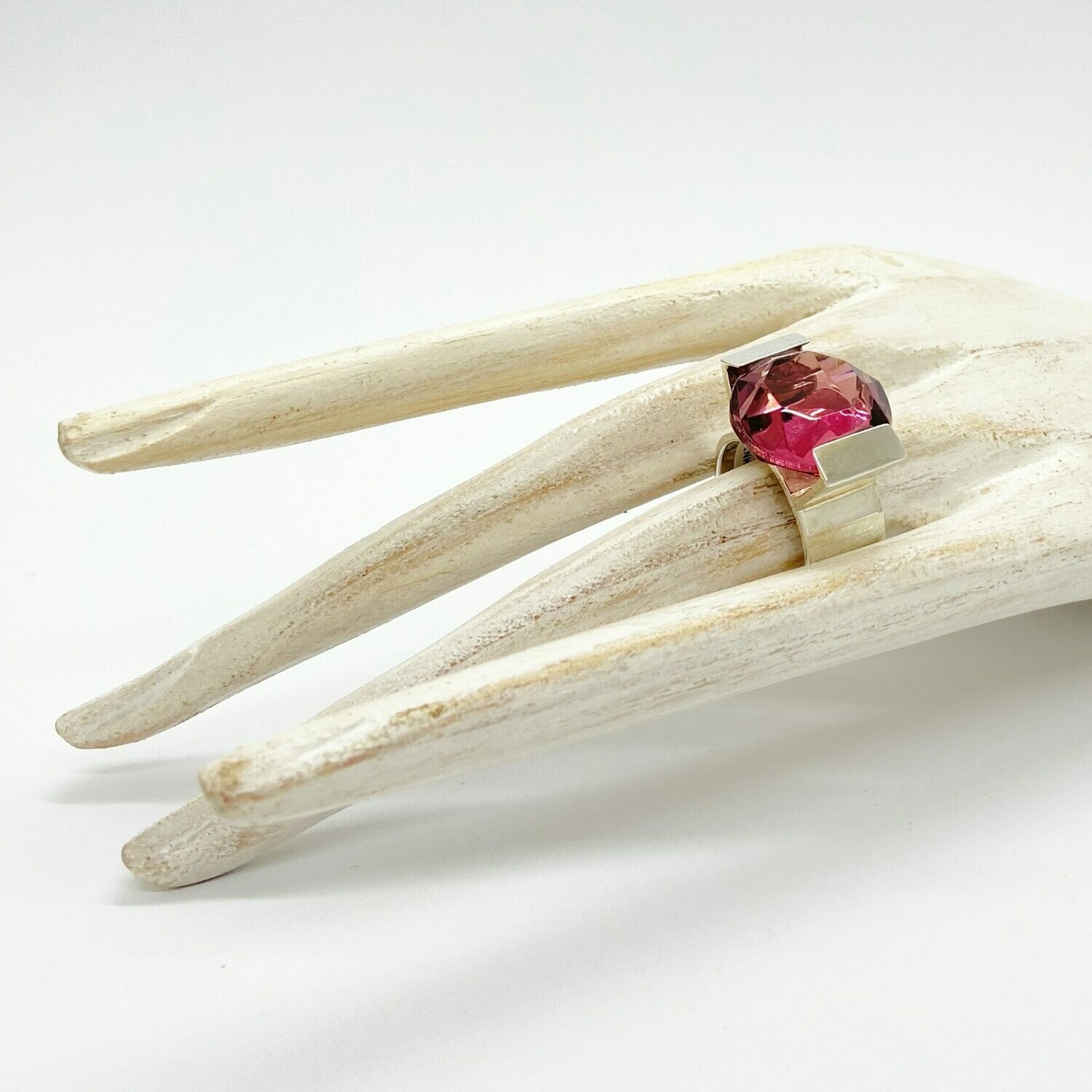 Ring weinrot "hug" - 2 cm