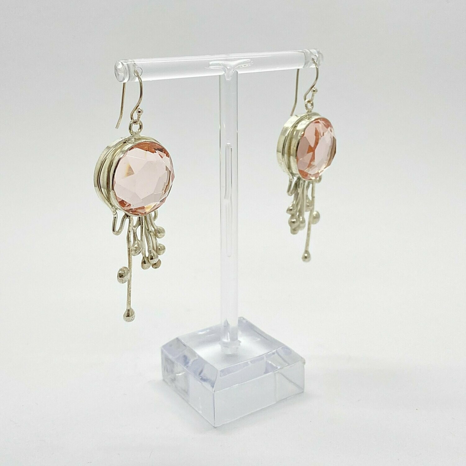 Ohrhänger apricot "tear drops"  - 2 cm