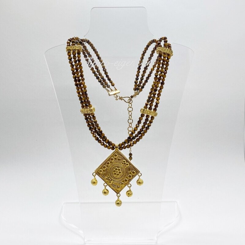 Collier "Egypt" Tigerauge