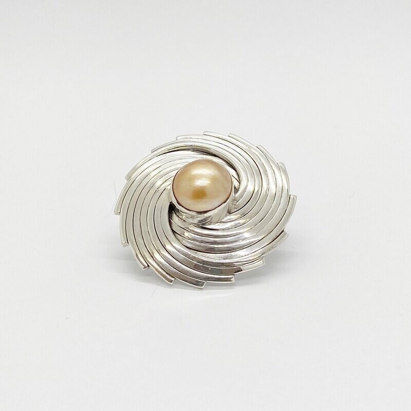Brosche Mabeperle Brosche Mabeperle "Whirl" -
1,5 cm