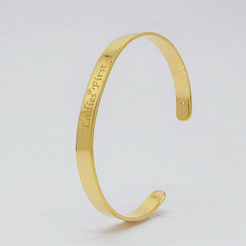 Statement Cuff - "ladies first"