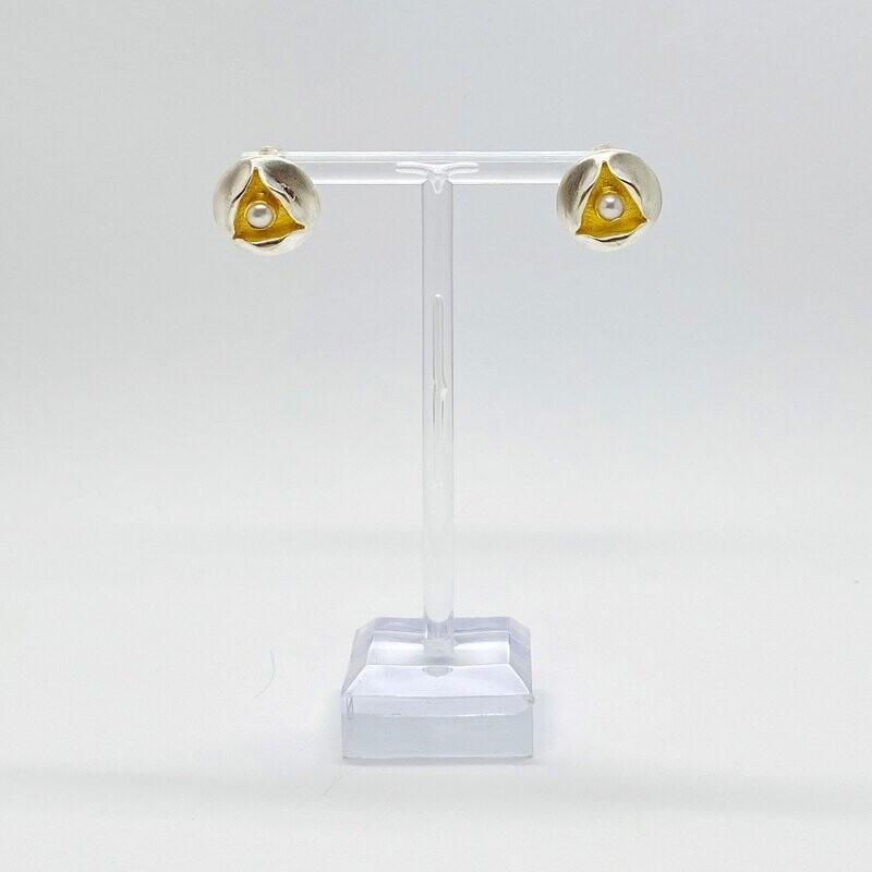 Ohrstecker Zuchtperle Ohrstecker Zuchtperle "Lotus" -