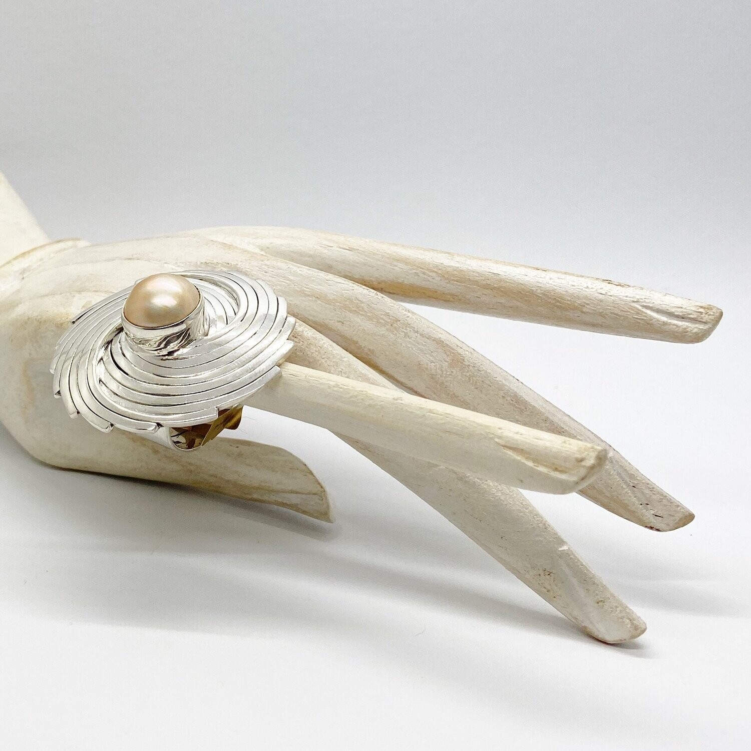 Ring Mabeperle   "Whirl - 
 4,5 cm