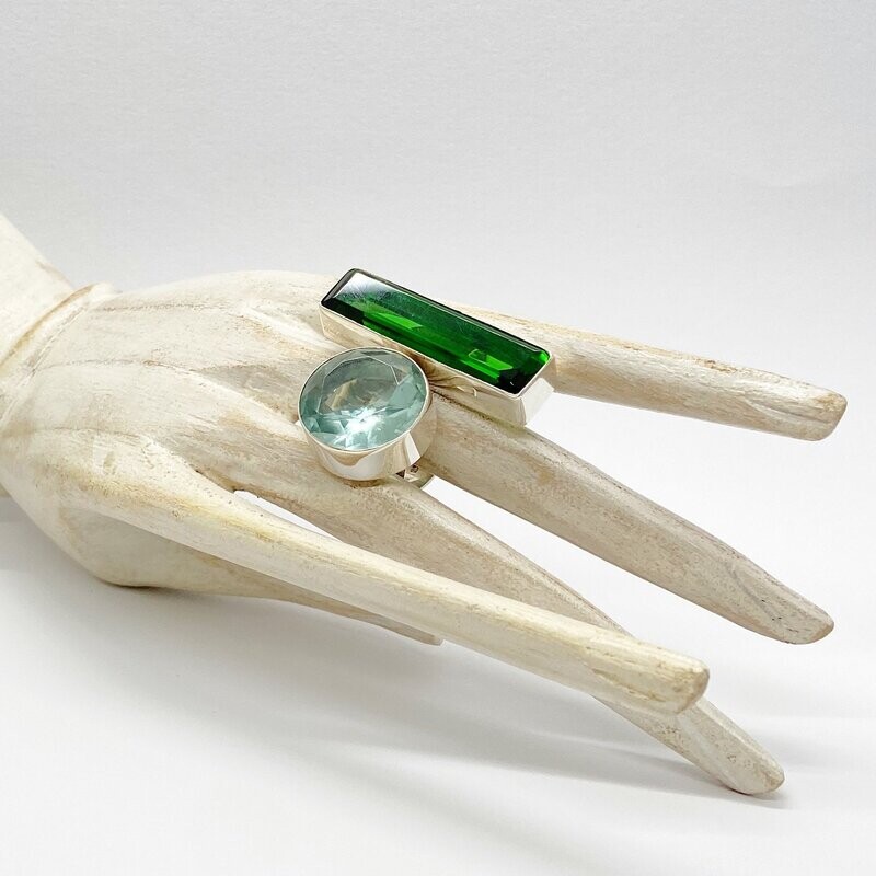 Ring Obsidian "opposite"